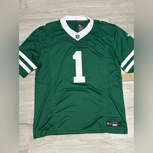 NFL NY Jets Sauce Gardner #1 Nike Jersey Mens XL Green White Dri-FIT New w Tags